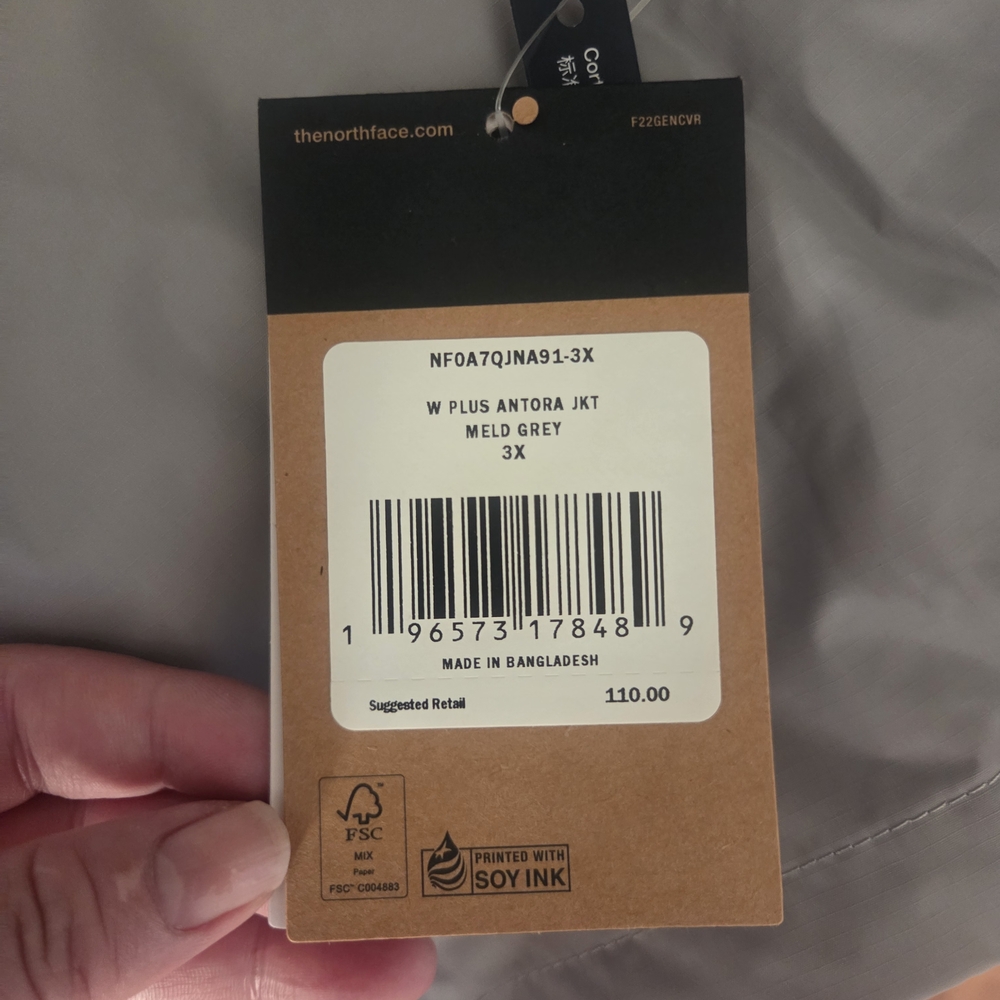 The North Face Women's Gray Jacket 3X